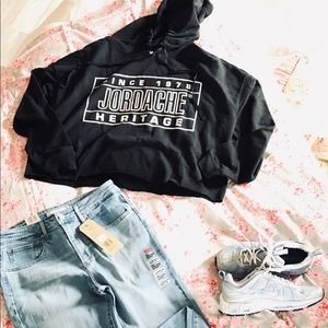 Jordache Kelly Crop Hoodie